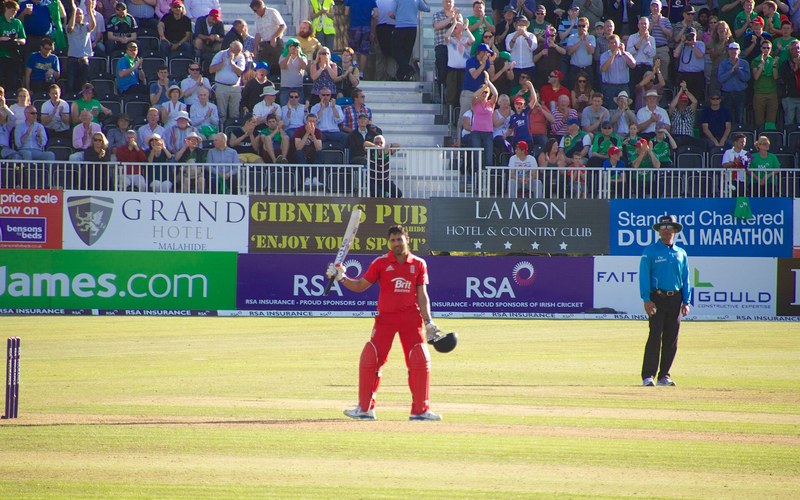 Ravi Bopara batting for England. Photo: Dan Heap / Wikimedia Commons (CC BY 2.0)