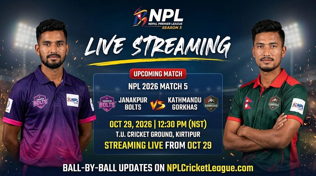 Match 5 Live Streaming