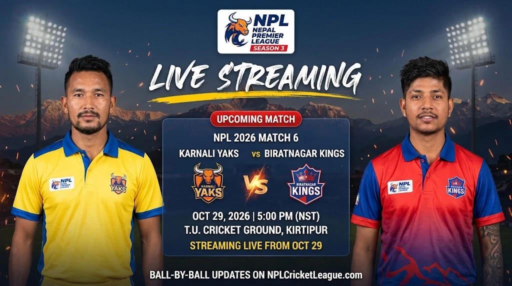 Match 6 Live Streaming