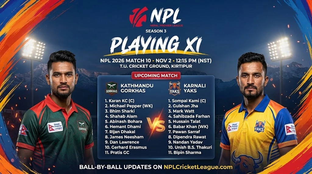 Match 10 Playing XI
