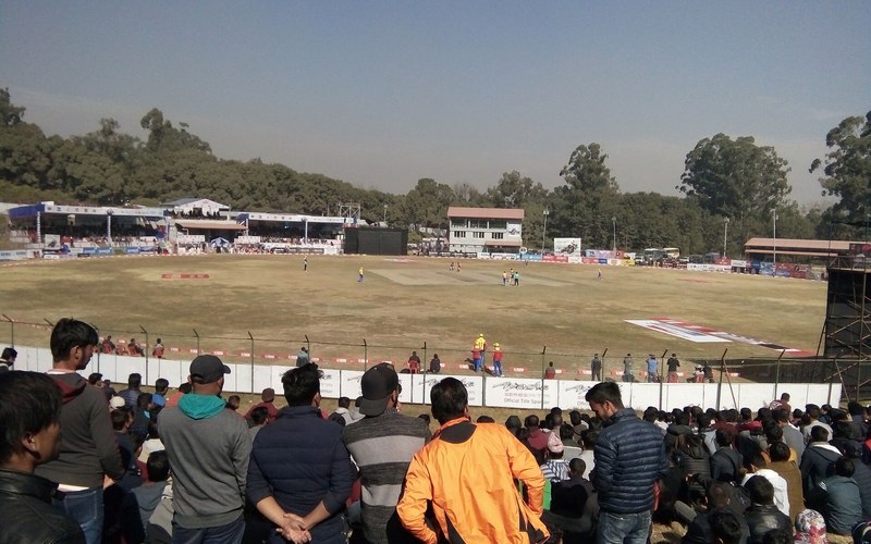 The cricket ground at Kirtipur, where all NPL Season 3 matches are played. Photo: BRPever / Wikimedia Commons (CC BY-SA 4.0)
