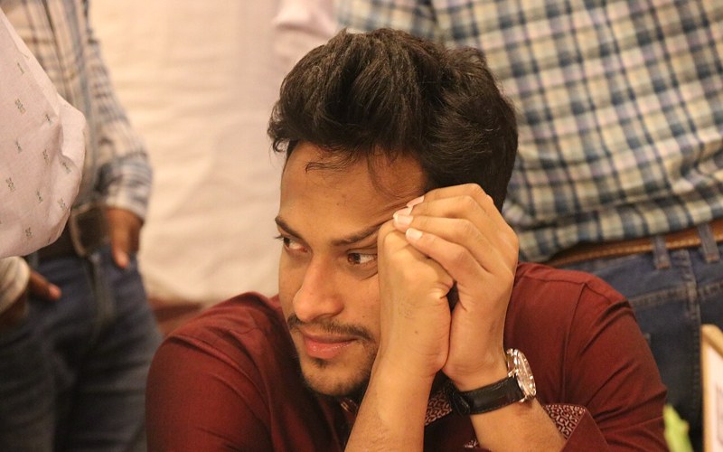 Shakib Al Hasan pictured in a portrait. Photo: Nurunnaby Chowdhury (Hasive) / Wikimedia Commons (CC BY-SA 4.0)