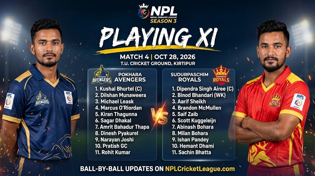 Match 4 Playing XI