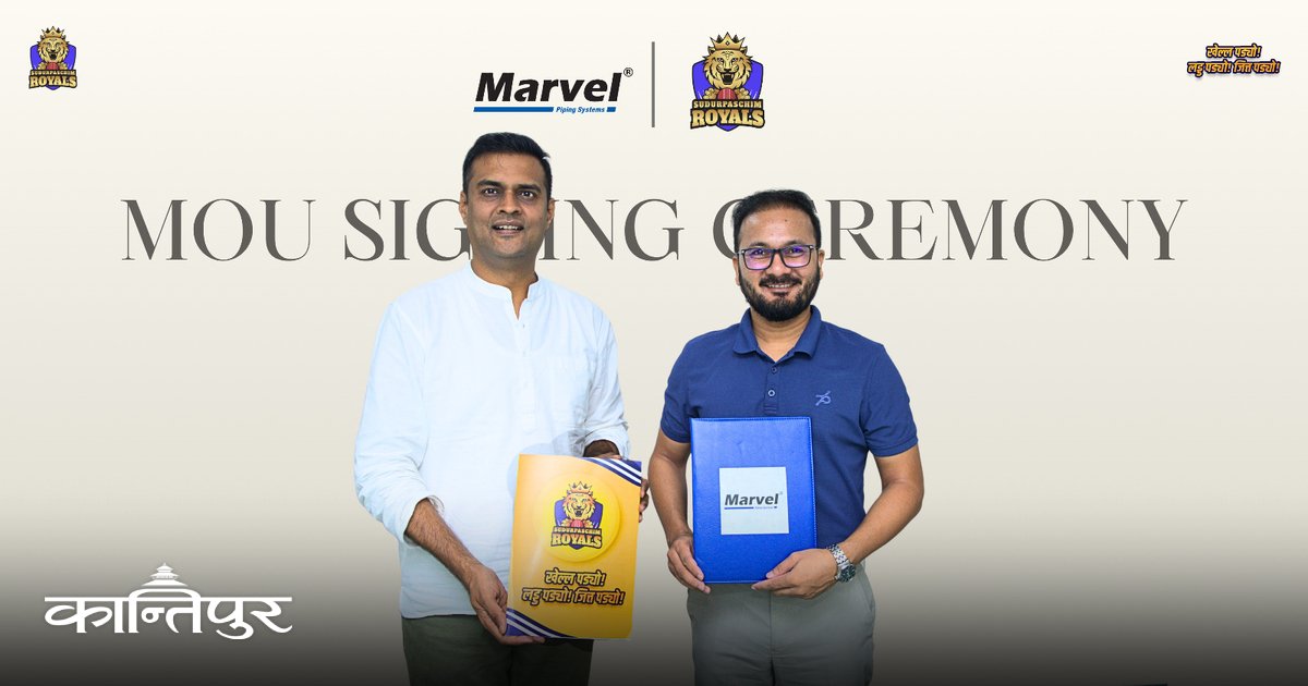 Sudurpaschim Royals renew Marvel Technoplast partnership before NPL Season 3