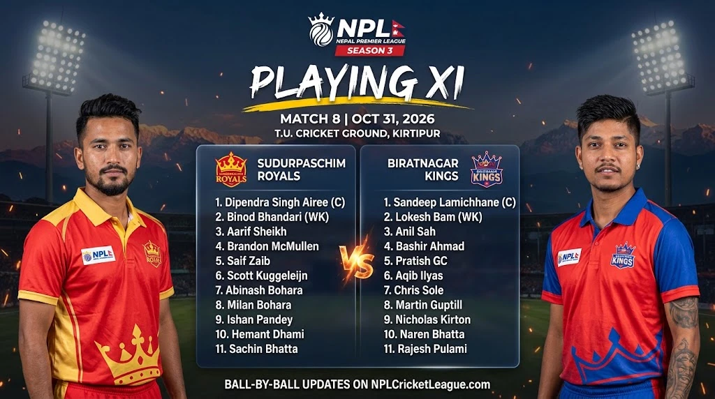 Match 8 Playing XI