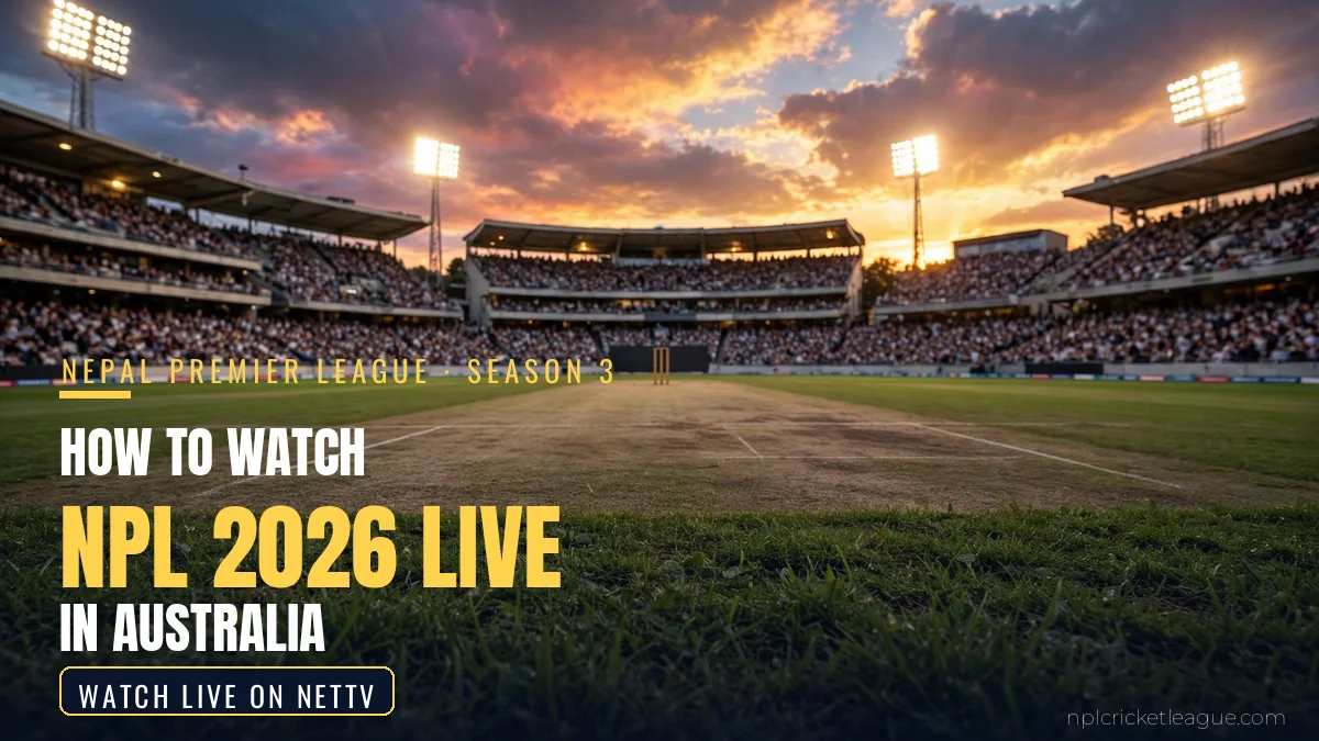 How to watch NPL 2026 live in Australia: NetTV streaming graphic