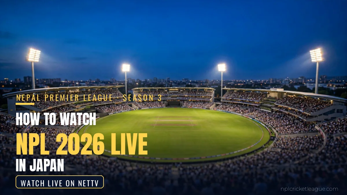How to watch NPL 2026 live in Japan: NetTV streaming graphic