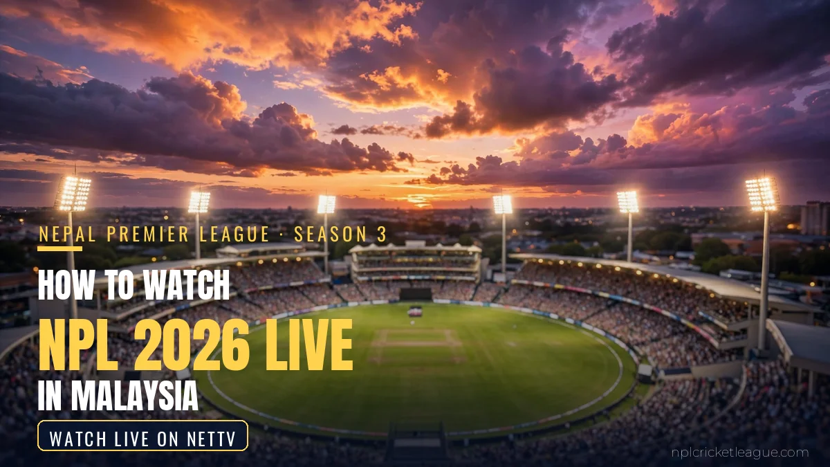 How to watch NPL 2026 live in Malaysia: NetTV streaming graphic