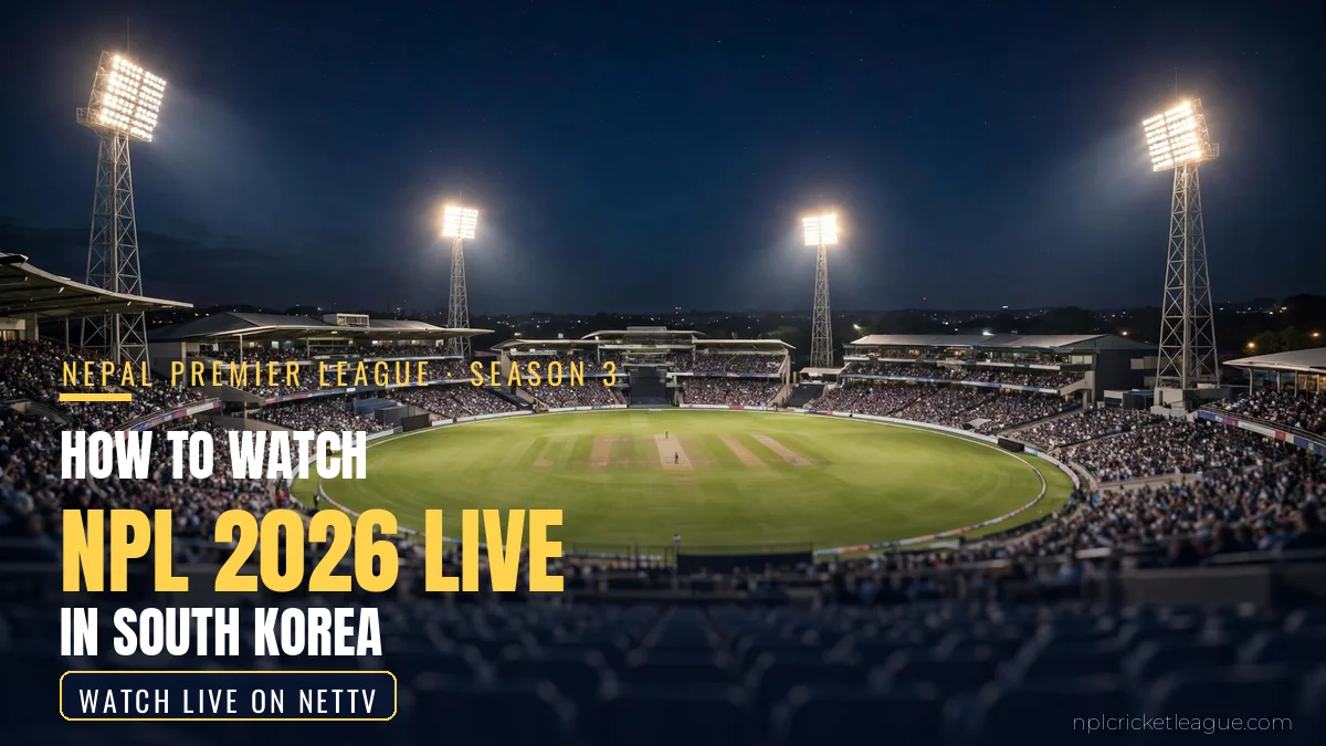 How to watch NPL 2026 live in South Korea: NetTV streaming graphic