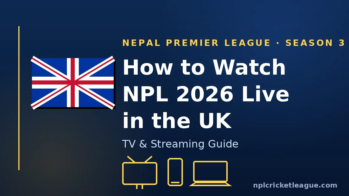 How to watch NPL 2026 live in the UK: NetTV streaming guide graphic
